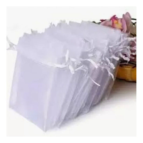 OEM 50 Organza Bags 10x15 White - Souvenir - Party Favors 2