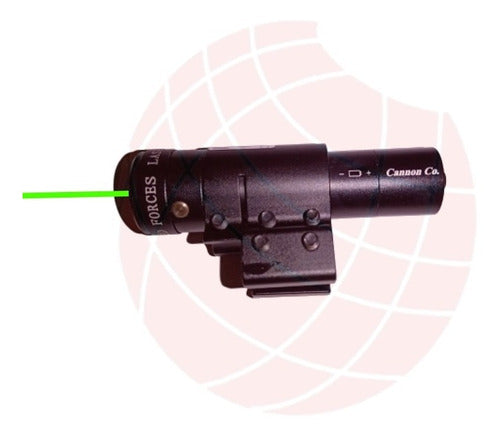 Laser Verde Cannon Picatinny Y 11 Mm Jg8v + Switch Remoto 2