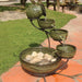 Smart Solar 23931R01 Ceramic Cascade Solar Fountain 3