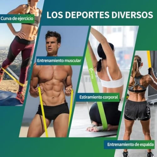 3 Faixas De Resistência, Faixas Elásticas Para Exercícios E 4