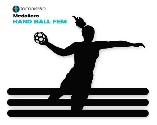 Toco Diseño Medallero Deportivo Modelo Hand Ball Femenino 2