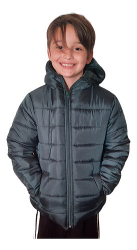 Kids' Navy Blue Inflatable Jacket School Sizes 4 to 16 29