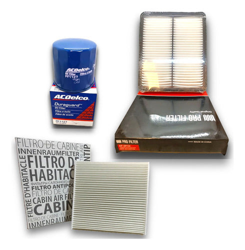 Kit Filtro Aceite Aire Y Habitaculo Sorento 2.4 2010 A 2014 0