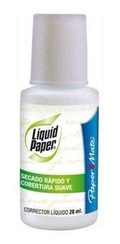 Paper Mate Liquid Paper Correction Fluid with Brush 20ml 1