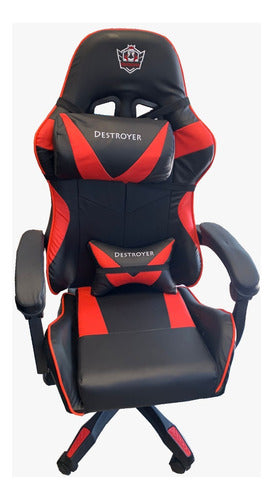 Destroyer Gaming Chair with Massager in Yellow 3