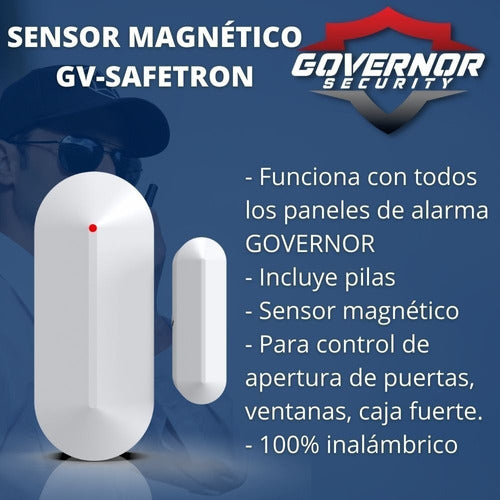 Governor Wireless Magnetic Sensor for Alarms 1