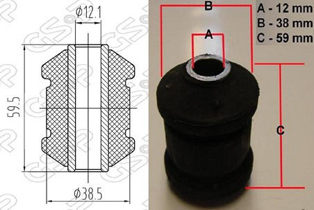 GM Lower Grill Bushing for Chevrolet Vectra 93-95 0