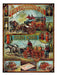 Club del Poster Vintage Tin Sign Antique Firefighters Car P679 0