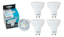 Candela Set of 5 LED Dicroica Lamps Warm and Cool 7W Equivalent to 50W 650 0