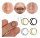 Double Endless Hoop Surgical Steel Piercing Set 3