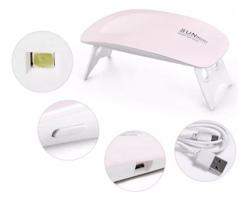 Portable Mini UV LED Nail Lamp!! 0