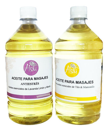 Relaxing Massage Oil 2L with Essential Oils 0