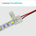 LED Strip Connector with Cables for 5050 RGB Monochromatic Colors 13