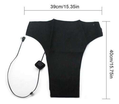Portable USB Heated Clothing Blanket Winter Coat AEM 4