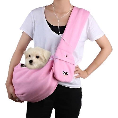 Hombro Del Animal Doméstico Pequeño Bolsillo Bolso Perro Gat 0