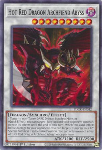 Konami Hot Red Dragon Archfiend Abyss - Sdck - Common 0