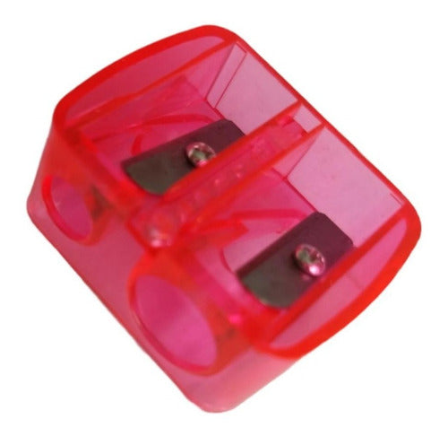 MAS Double Sharpener for Makeup Plastic 0