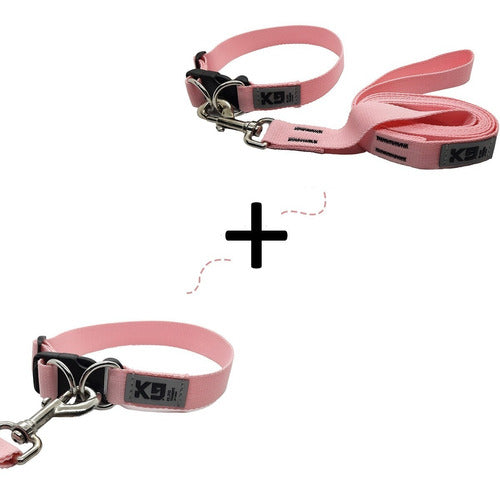 Adjustable K9 Dog Trainers Collar + 5M Leash Set for Dogs 1