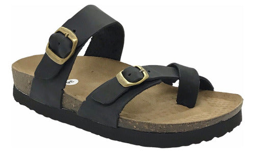 Zarpas Women's Leather Birk Sandals Comfortable Lightweight Klein 1