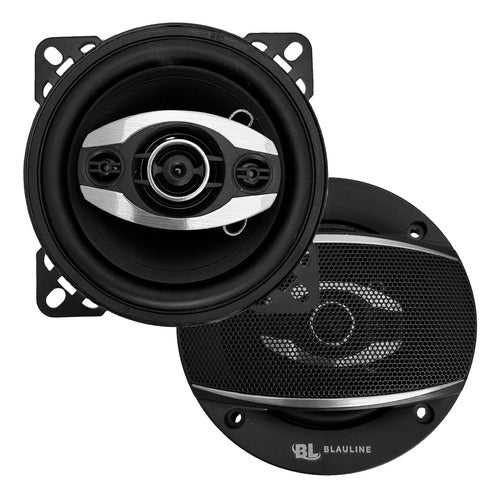 Blauline B1009F 4-Inch 80 Watt 4-Way Speakers 1
