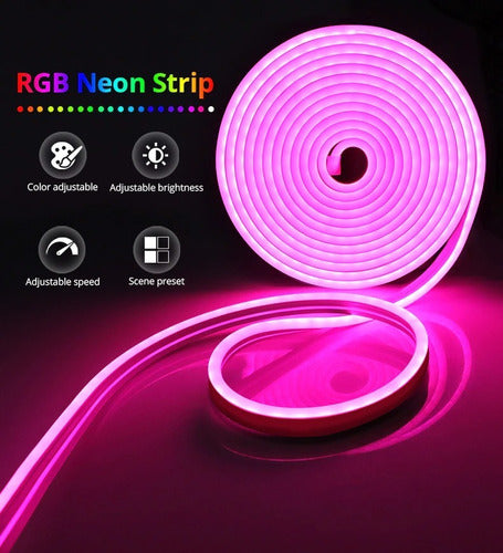 Kit 10m RGB LED Neon Strip Lights Wifi Alexa Music 3