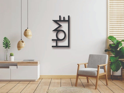 Artisanal Home Word Cutout Wall Art on MDF - 60x28cm 1