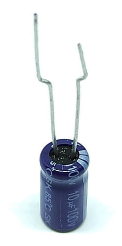 Teapo Pack of 10 Electrolytic Capacitor 10µF x 100V 1