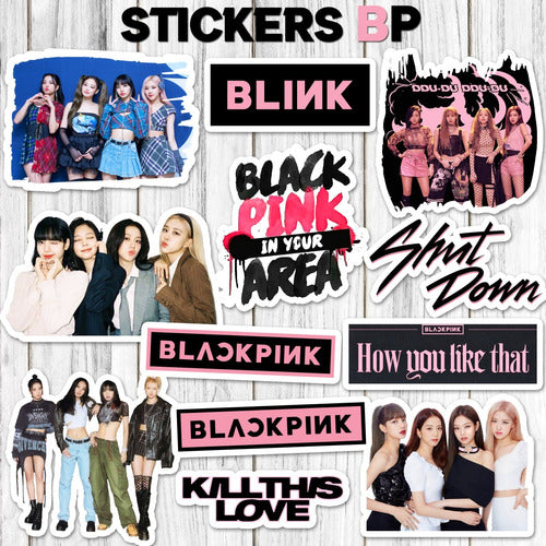 Stickarte_arg Stickers Blackpink Lisa Jisoo Jennie Rose 20 Unidades 1