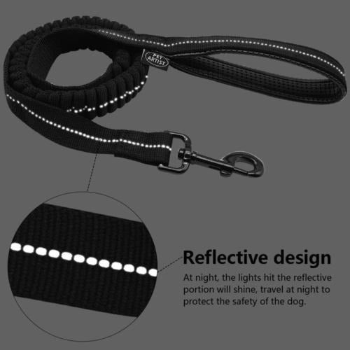 Bungee Dog Leash Reflective Nylon by YourBrand 3