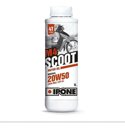 Ipone Mineral Oil M4 Scoot - 4T 20W50 1 Liter 1