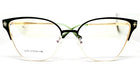 Sofy July Cat Eye Glasses with Thin Gold Metal Frame 5