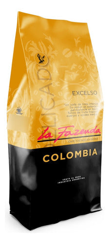 Café Tostado Colombia En Granos X 1 Kg - La Fazenda 0