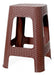 PLASTICOS UCU Reinforced Plastic Stool / Brown / Pack of 6 Units 0