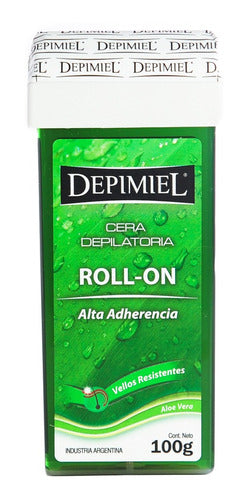 Depimiel Depilatory Roll-On Aloe Vera Disposables 100g 0