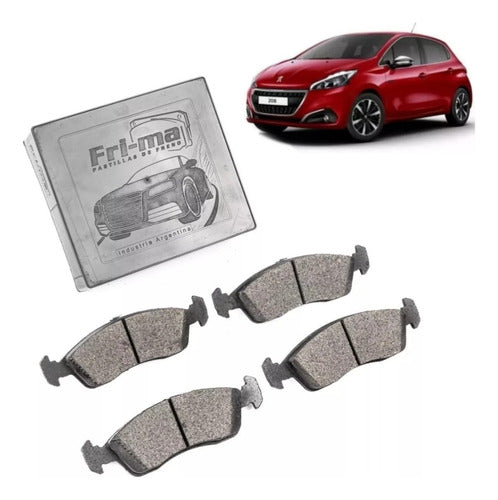 Front Brake Pad for Peugeot 208 0