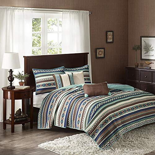 Madison Park Malone 6-Piece Over Bed Quilt Set 0