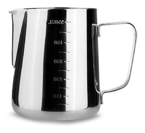 Bazar Stainless Steel Measuring Jug for Milk or Water 600 ml 0