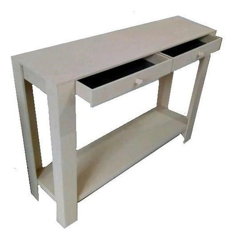 De Todo Un Poco 80 cm MDF Entryway Table with Drawer 2