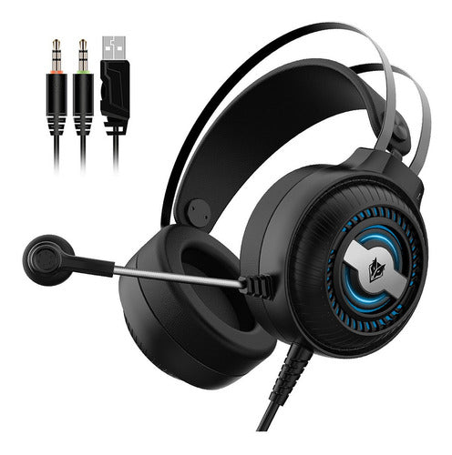 Nubwo N1 Pro Gaming Headphones RGB with Microphone for PC PS4 Xbox 0