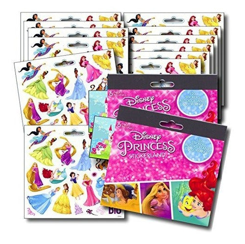 Disney Princess Stickers Party Favors Bundle 0