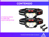 Set of 2 Miner Headlamp Flashlights XPG COB LED Rechargeable Remmo 7