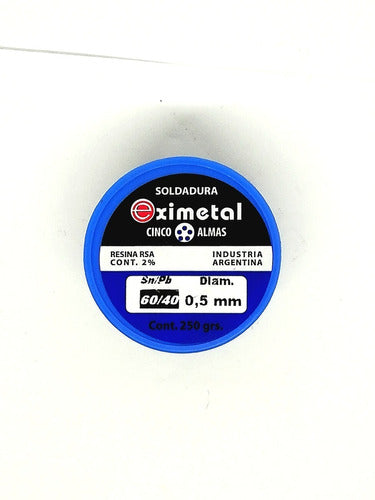 Eximetal Soldering Tin Roll 0.5mm 250g 1/4 Kilo 1