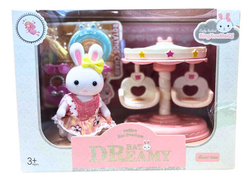 Playset Conejos Bay Dreamy Calecita Con Accesorios Ub 0