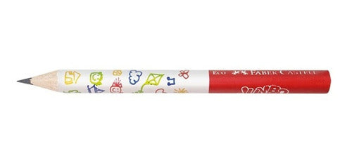 Faber-Castell Jumbo Thick Black Pencil for Kids Fantía X 10 Units 1