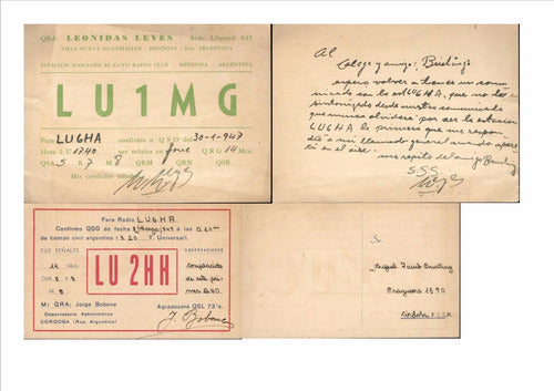 20 Tarjetas Qsl - Usuario Lu6ha (años 1946 Y 1947) 6