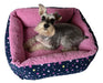 Marko Gabardine and Sherpa Bed for Small Dogs 50 x 50cm 2