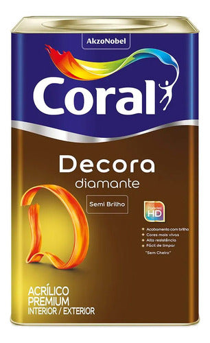 Tinta Acrílica Decora Diamante - Lírio Da Páscoa 16 Litros 0