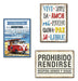 Decorative Signs Set - Positive Phrases - Pack of 7 0
