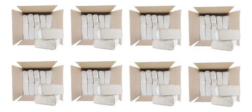 Aromes Toallas Intercaladas Beige 20x24 / 2500 Unidades X8 Cajas 0