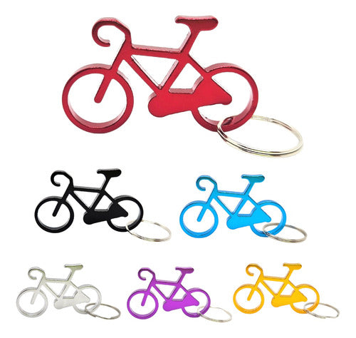 Set of 15 Bike Keychain Bottle Opener Souvenir Metallic Openers 1